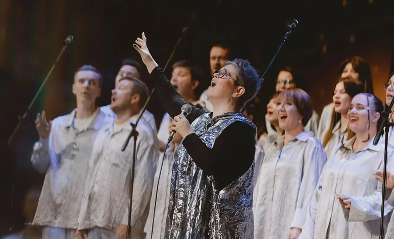 Ольга Олейникова и хор Sunny Side Singers