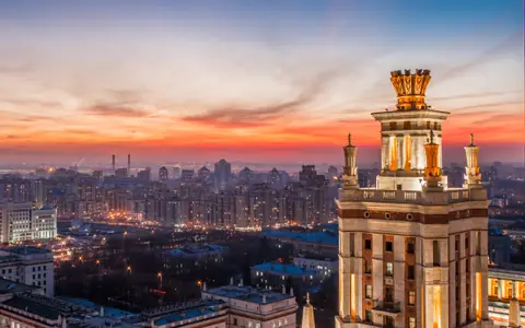 Москва в свете огней: вечерняя обзорная экскурсия